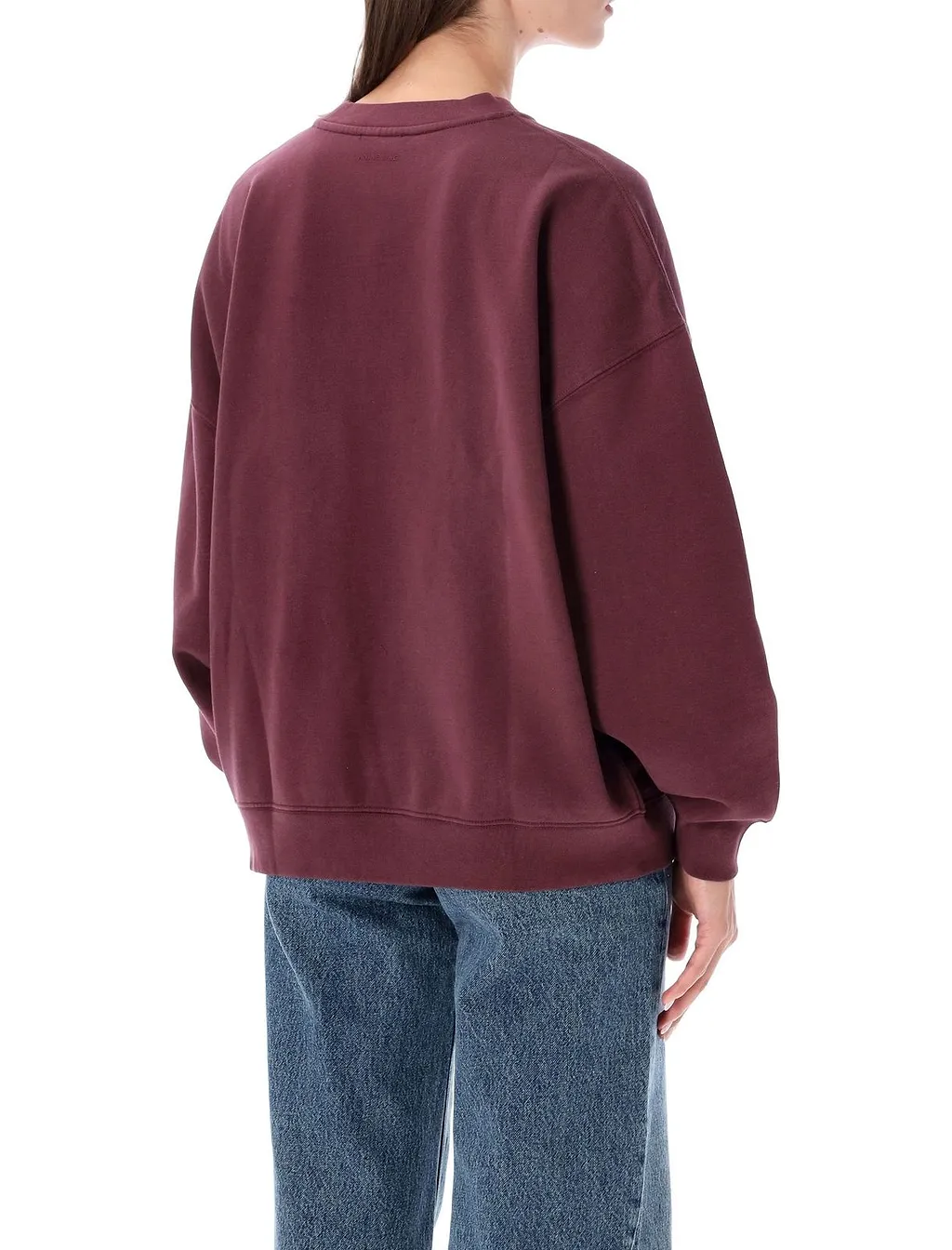 Anine Bing Miles Letterman Logo Sweatshirt