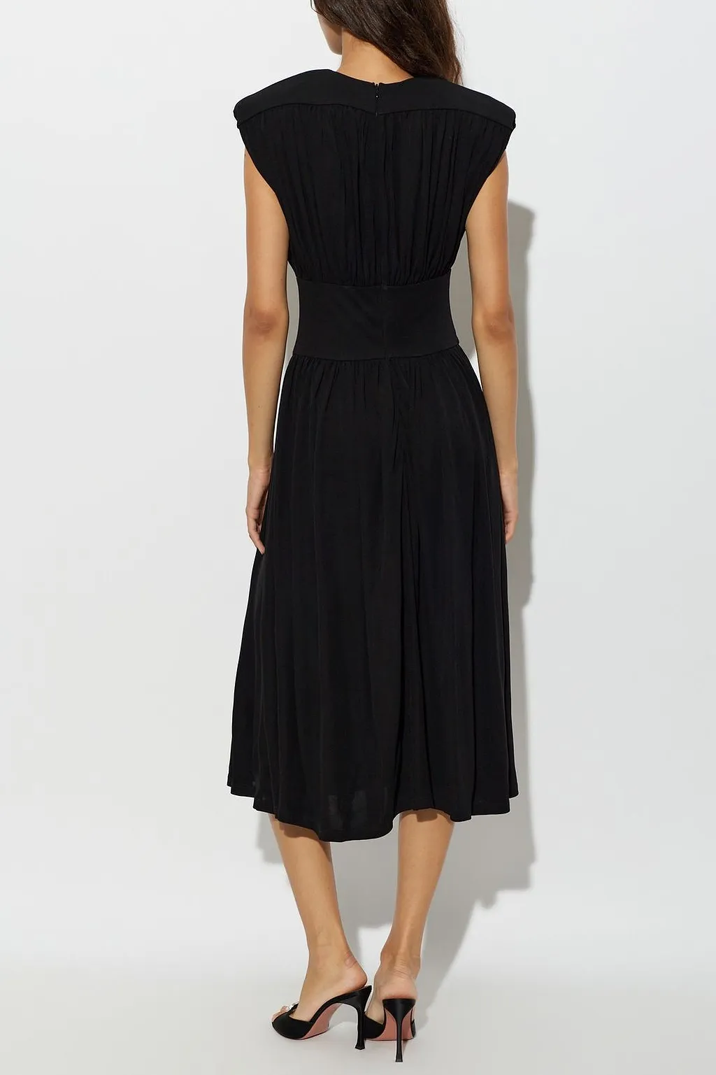 Anine Bing Pleated Midi Dress