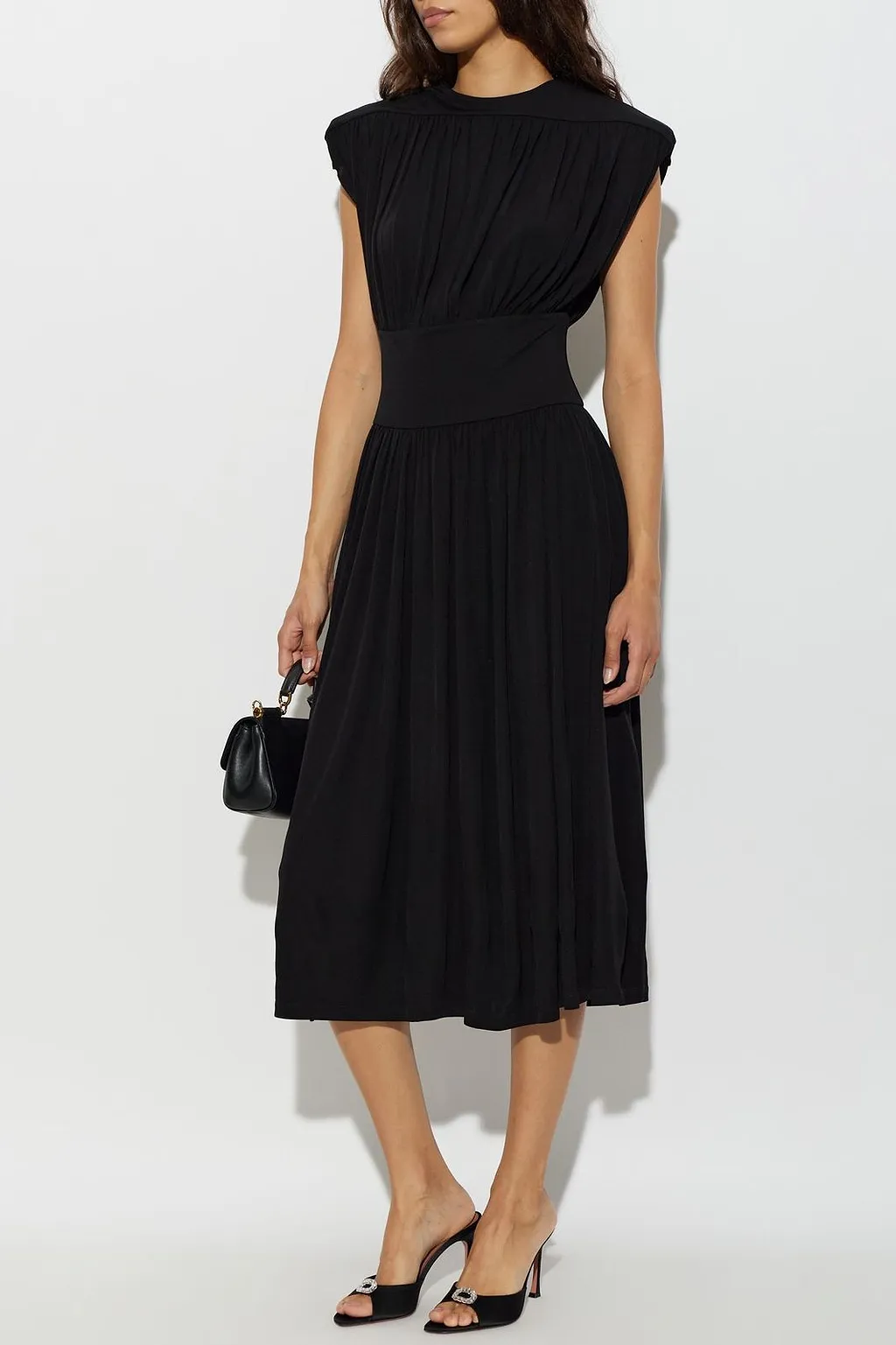 Anine Bing Pleated Midi Dress