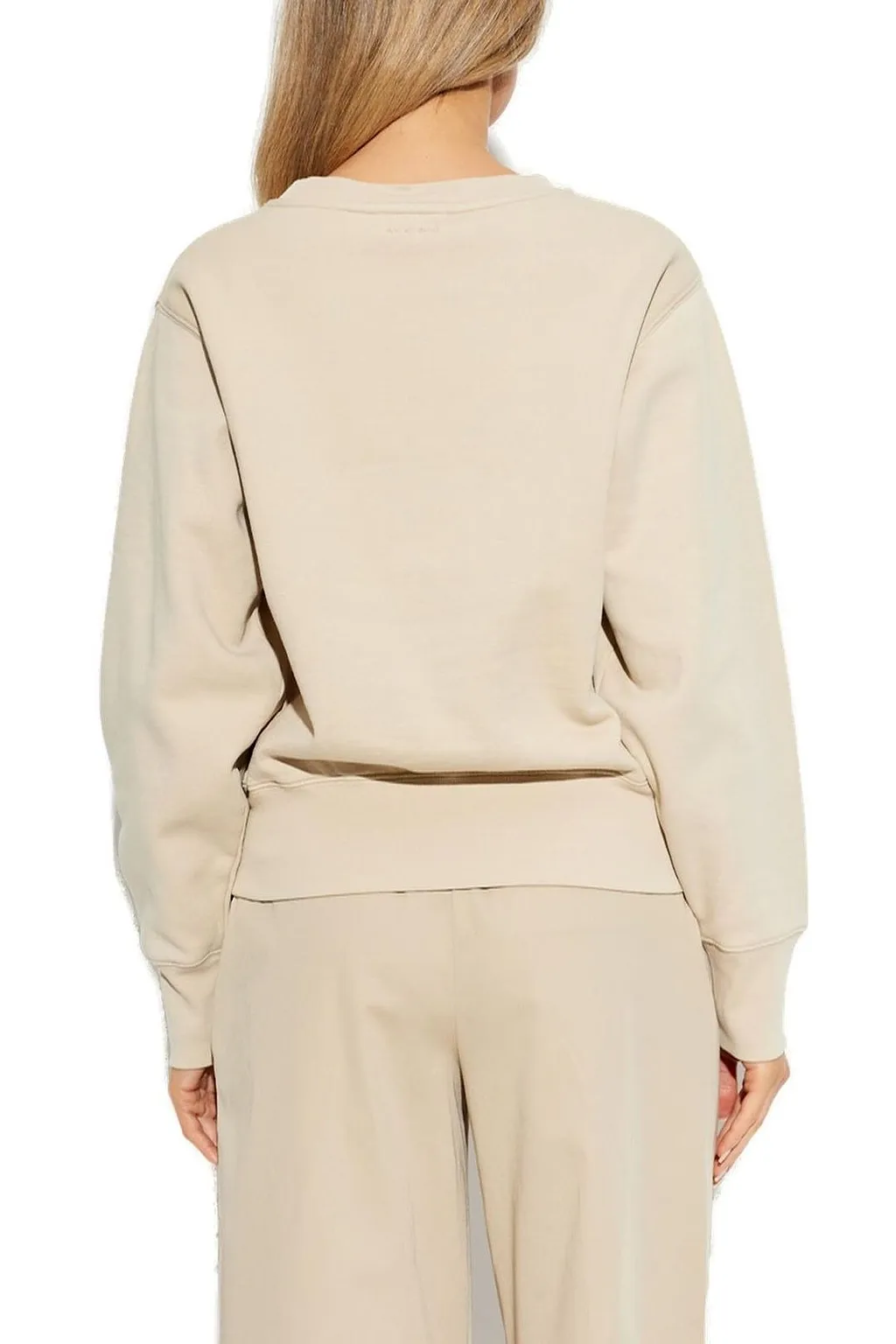 Anine Bing Paris Logo Embroidered Crewneck Sweatshirt