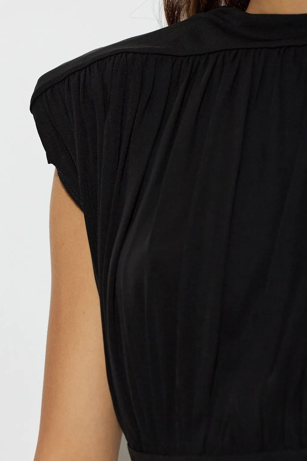 Anine Bing Pleated Midi Dress