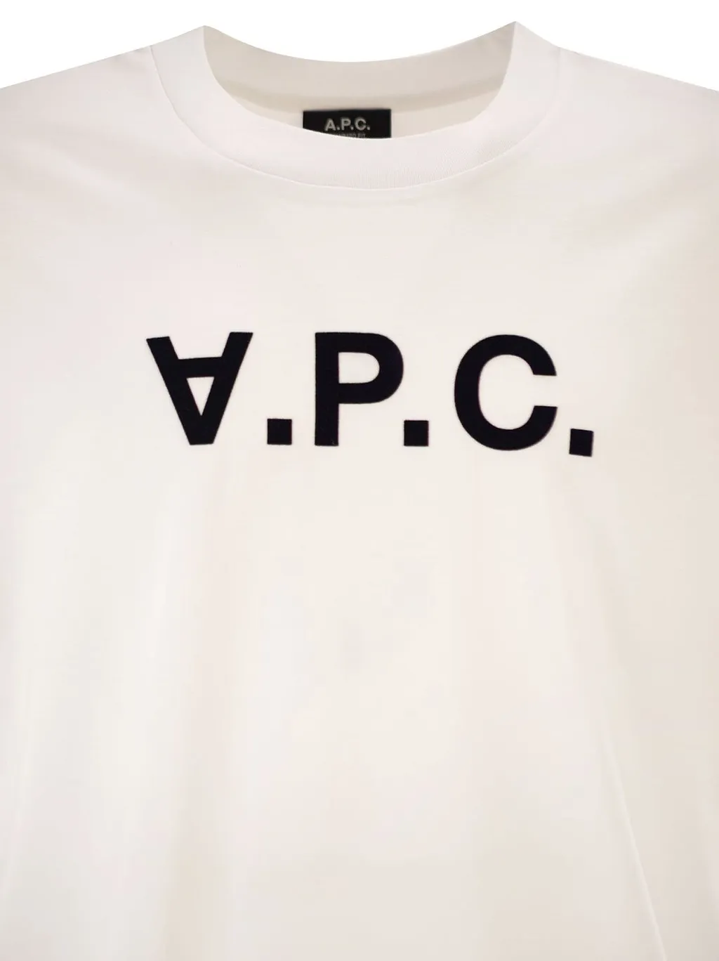 A.P.C. V P C Logo Cotton T-Shirt