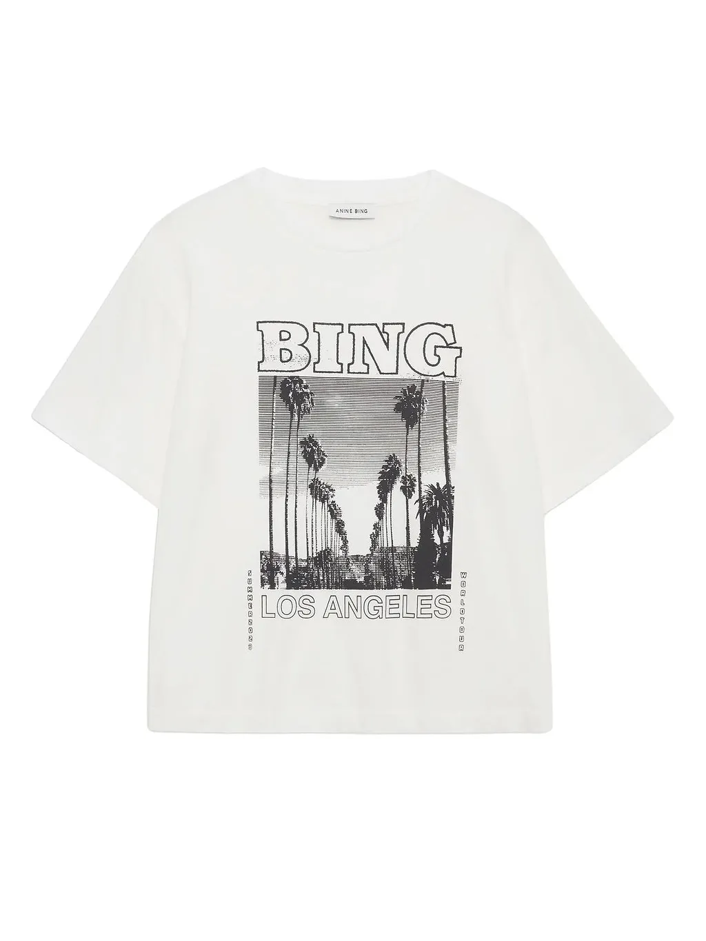 Anine Bing Relaxed Logo T-Shirts