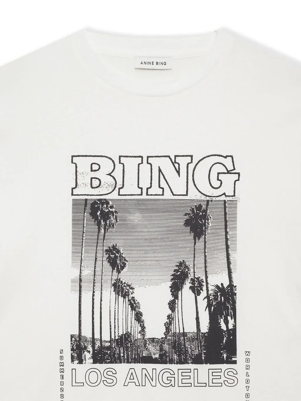 Anine Bing Relaxed Logo T-Shirts
