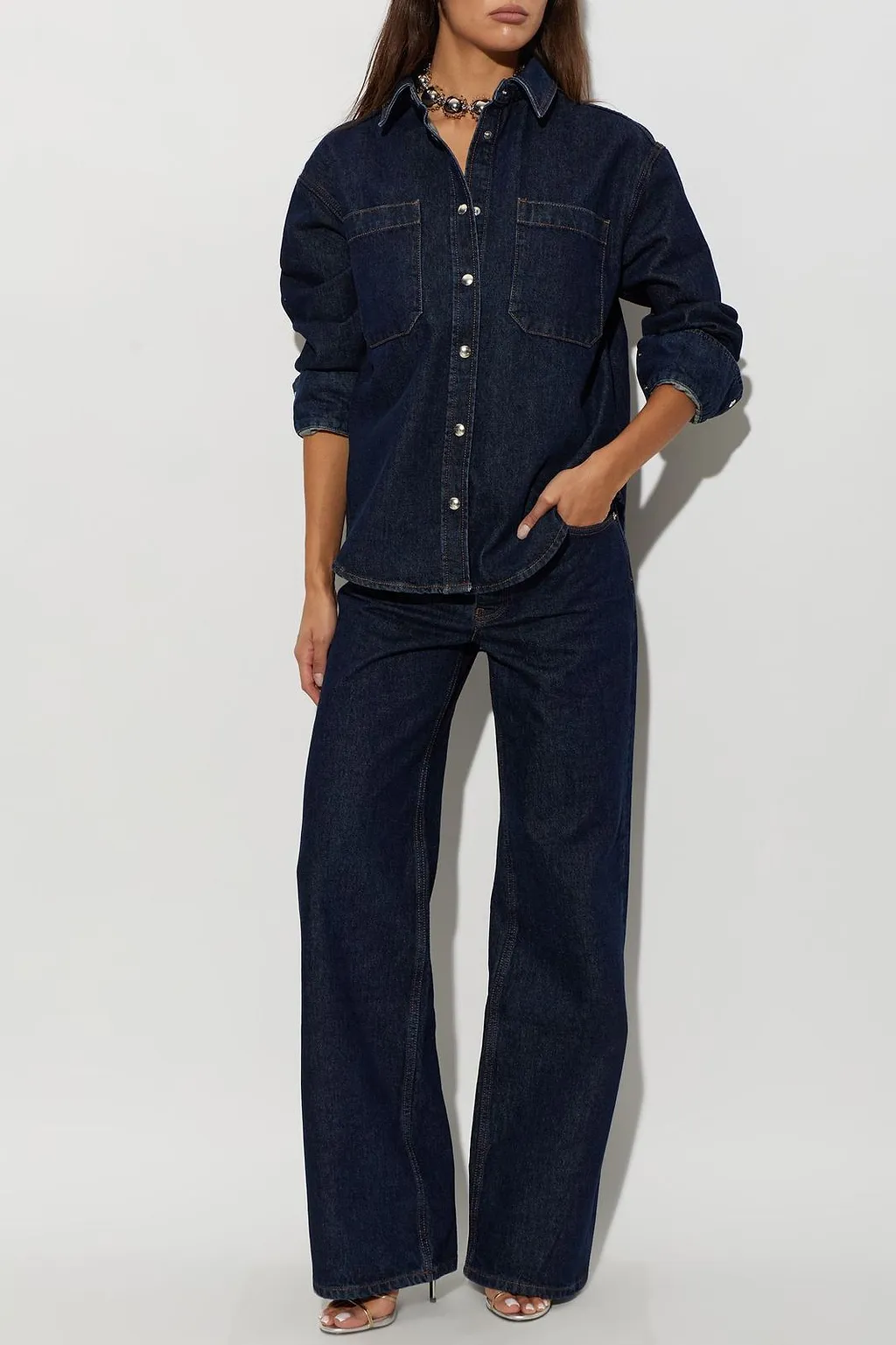Anine Bing Samy Denim Shirt