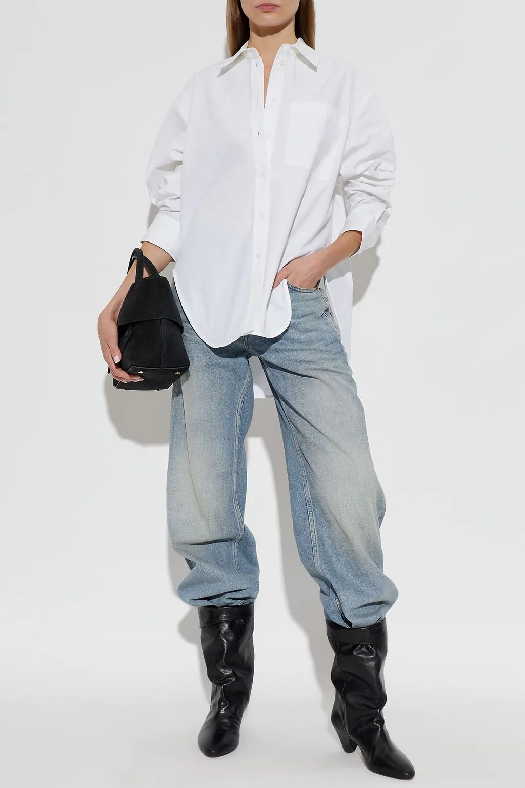 Anine Bing Scott Oversized Shirt
