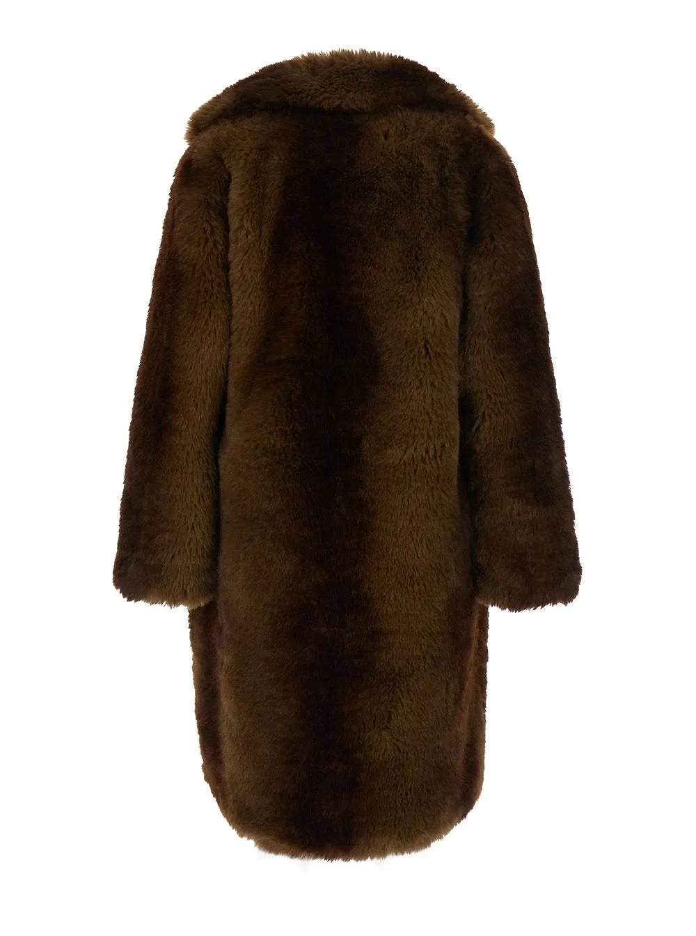Apparis Steffi Notched-Collar Fur Coat