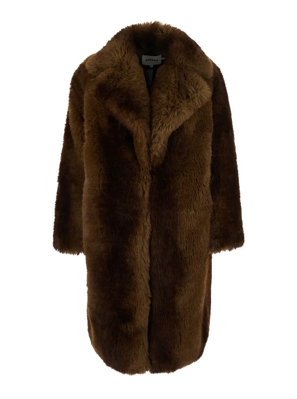 Apparis Steffi Notched-Collar Fur Coat
