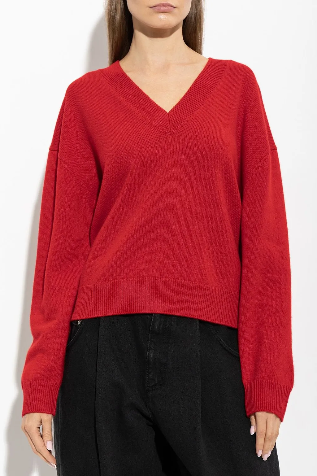 Anine Bing Lee V-Neck Knitted Jumper
