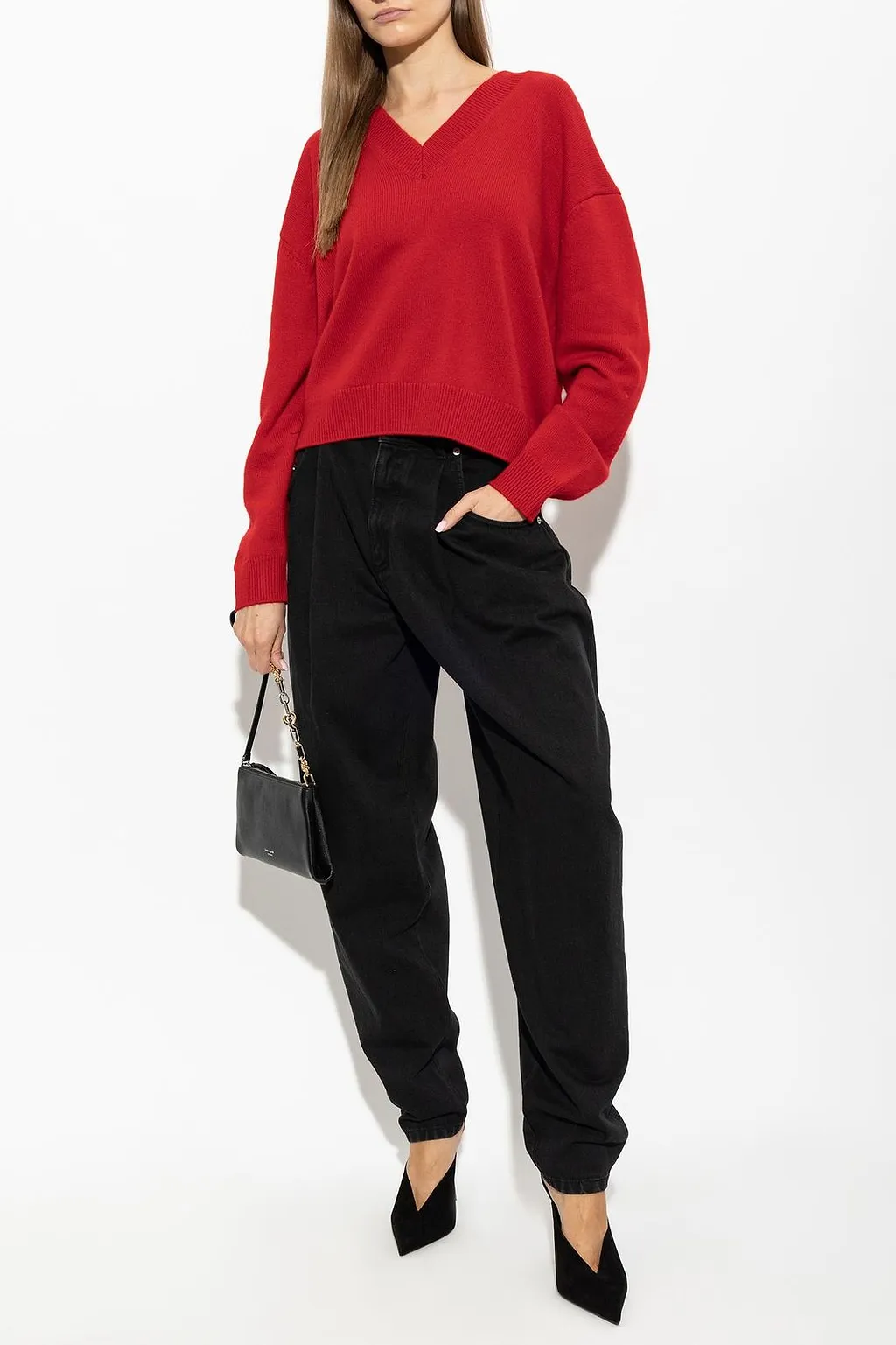 Anine Bing Lee V-Neck Knitted Jumper