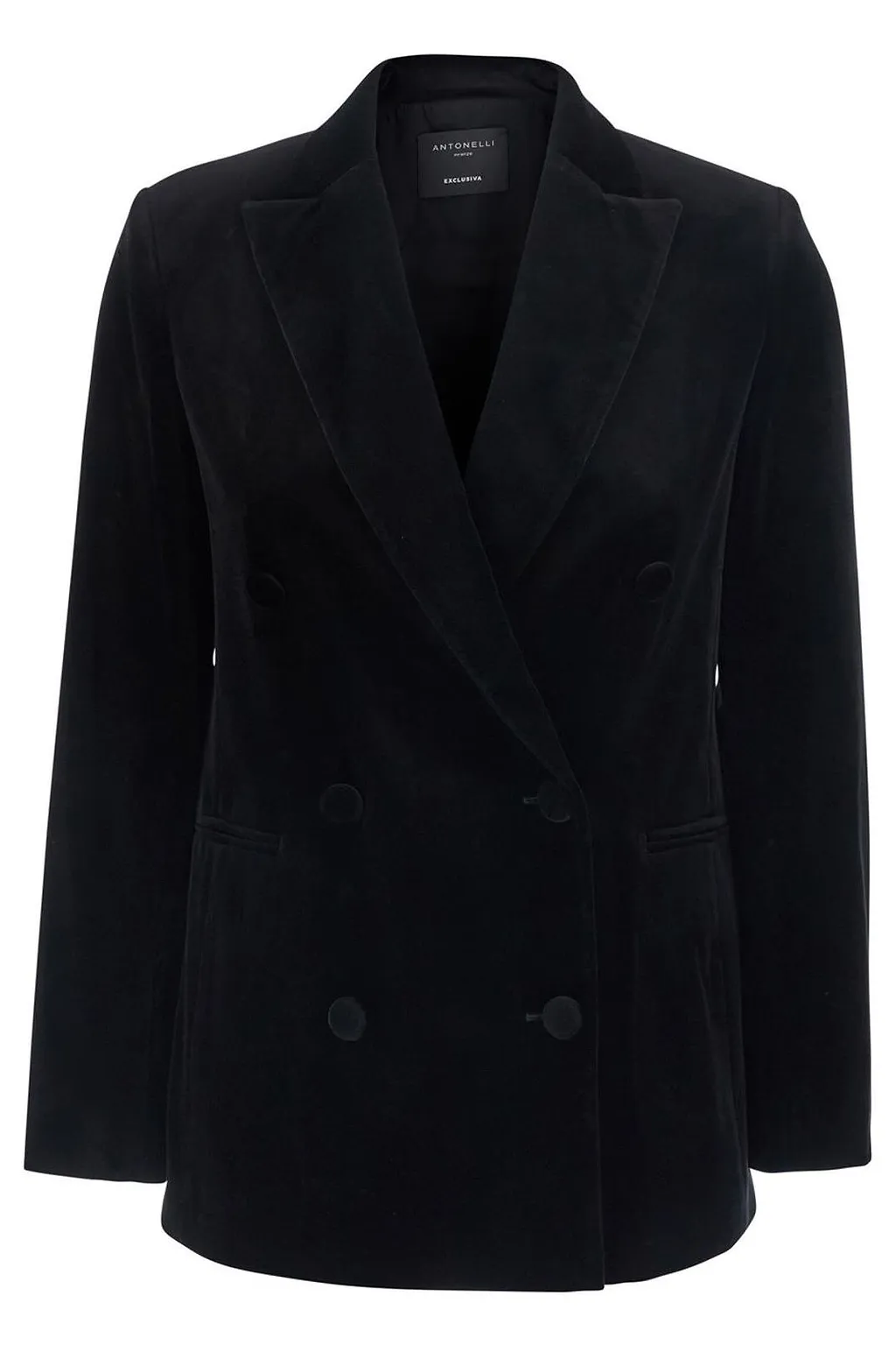 Antonelli Galbusera Velvet Double-Breasted Blazer