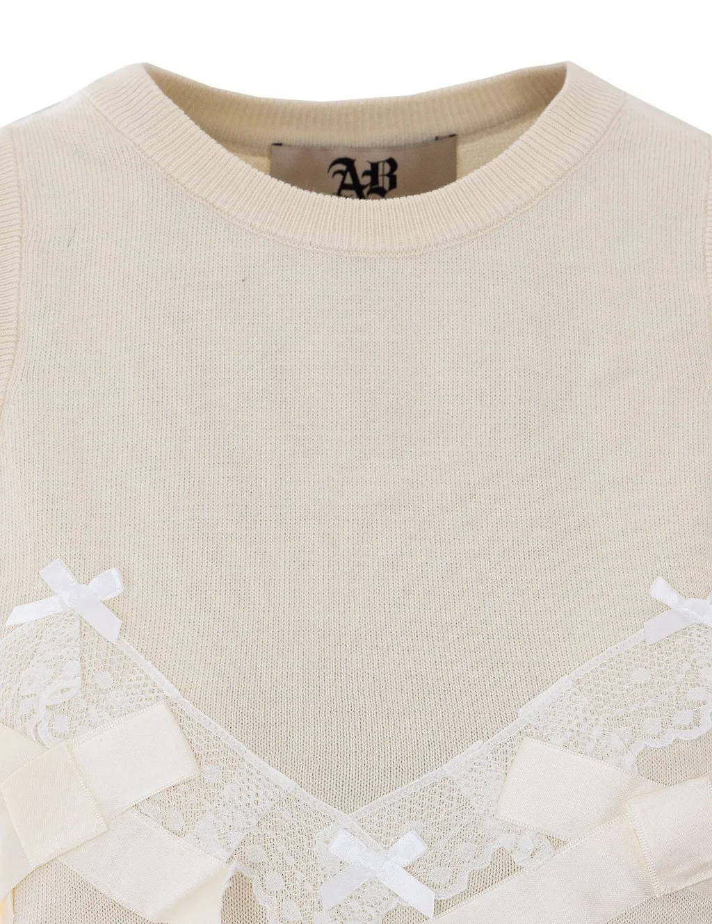 Aniye By Angie Lace Trim Sleeveless Top