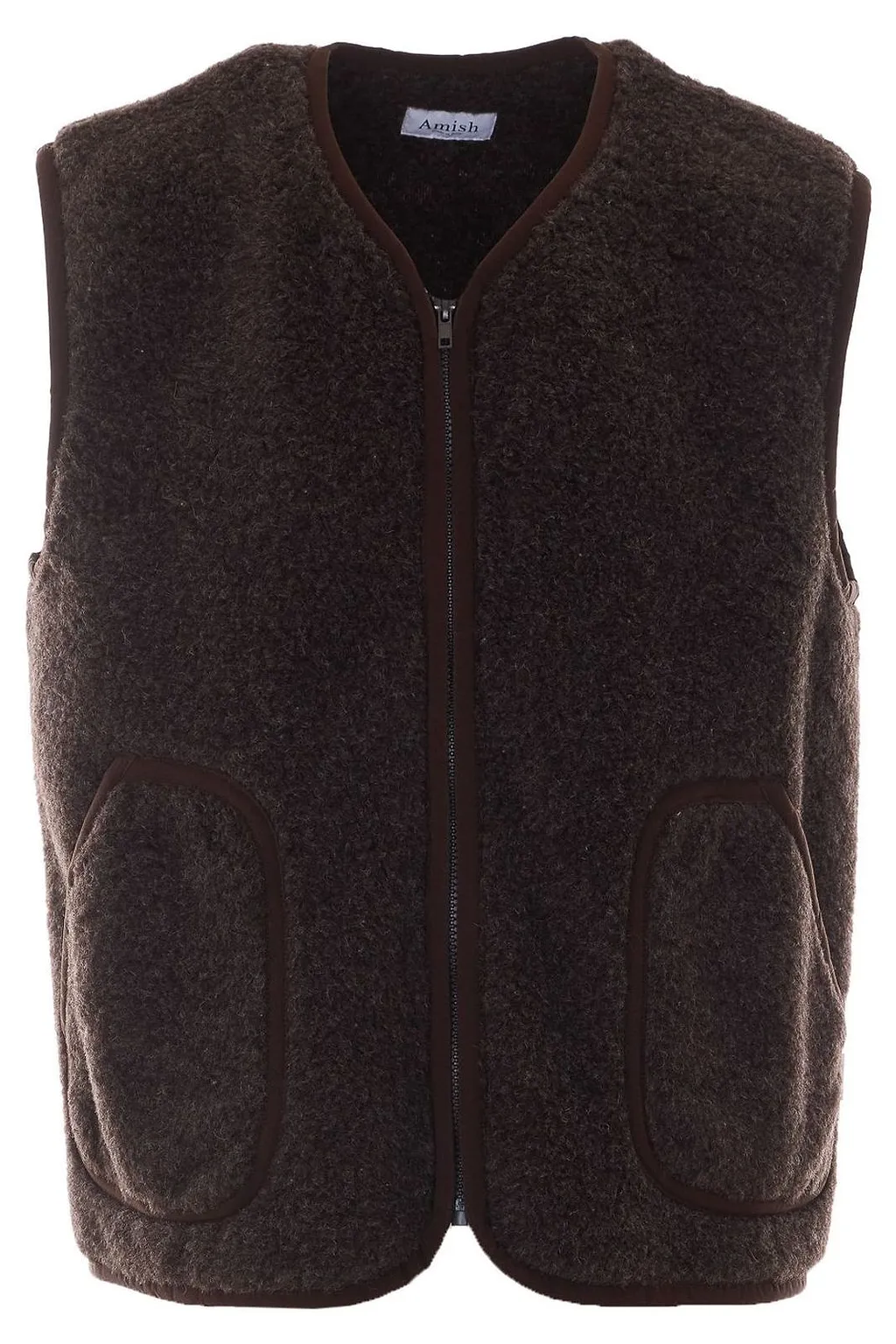 Amish Yellowstone Zip Front Vest Jacket