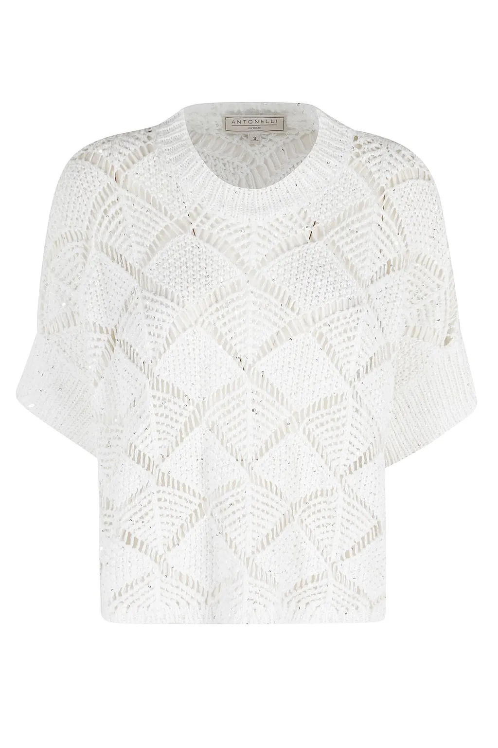 Antonelli Oleandro Open-Knit Knitted Top