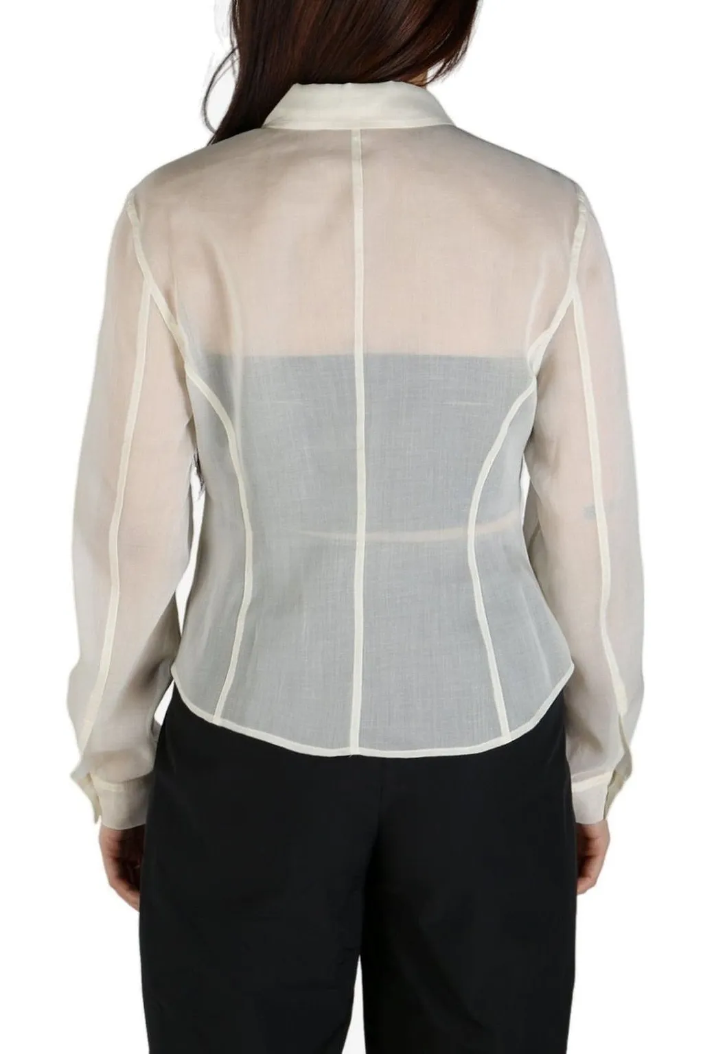 Amomento Sheer Slim Fit Shirt