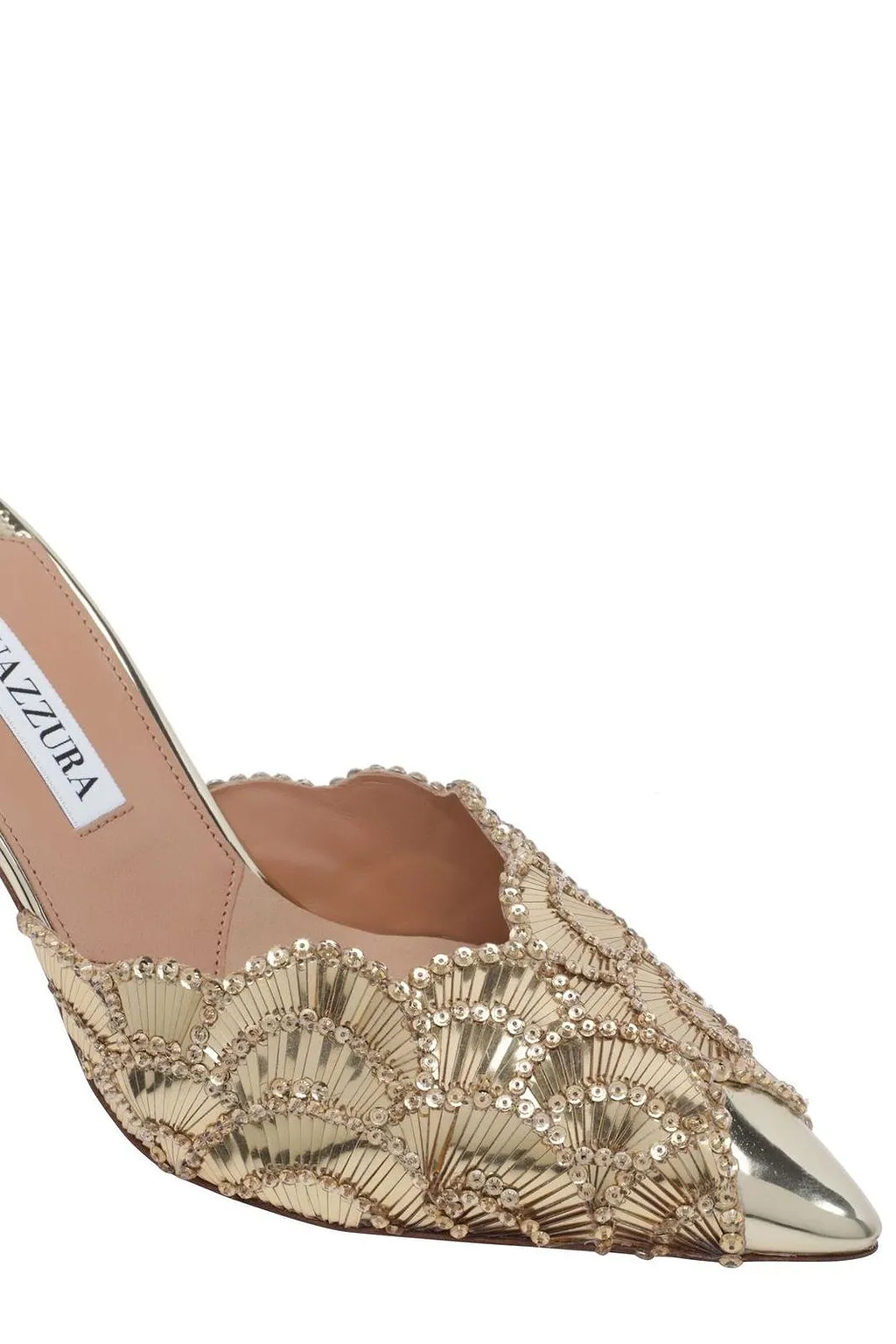 Aquazzura Ce Soir Embellished Mules