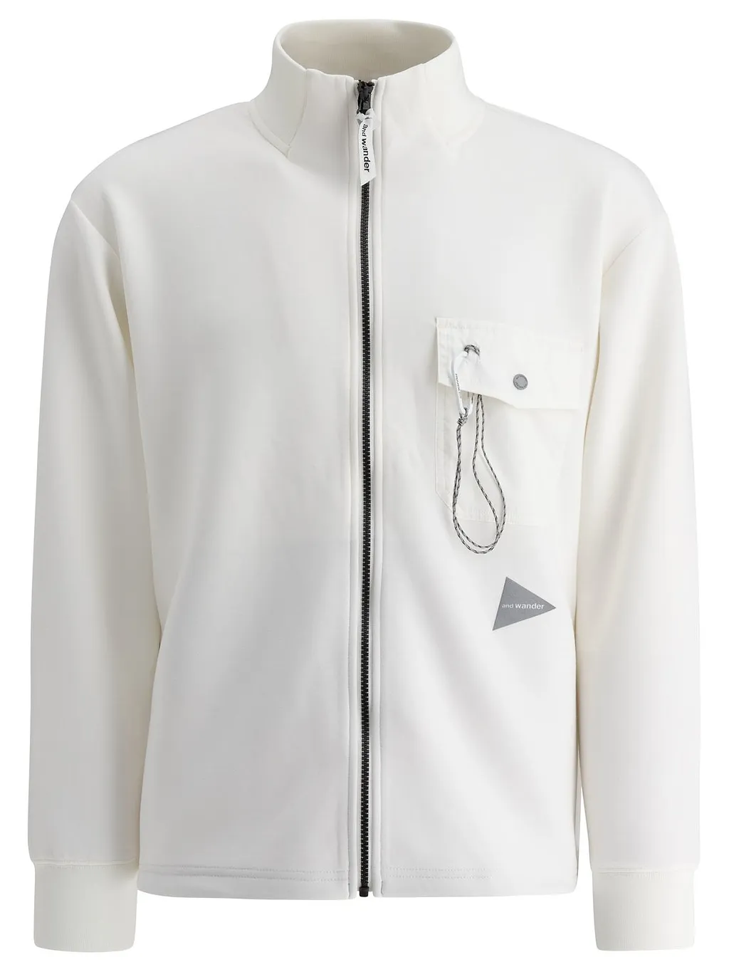 And Wander Airly Zip-Up Sweater