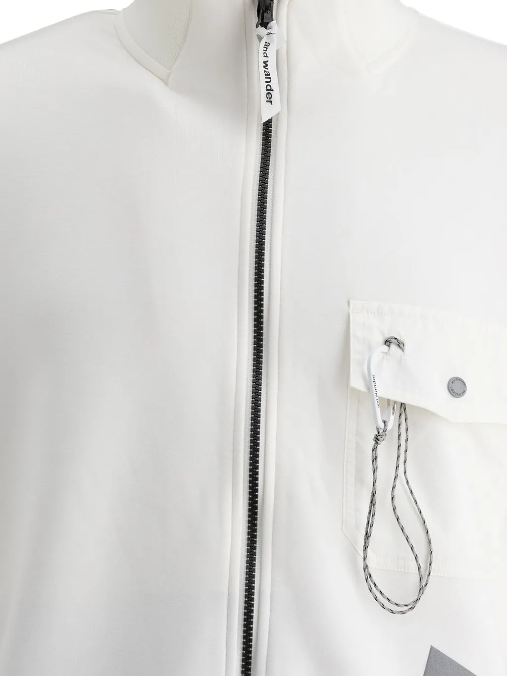 And Wander Airly Zip-Up Sweater