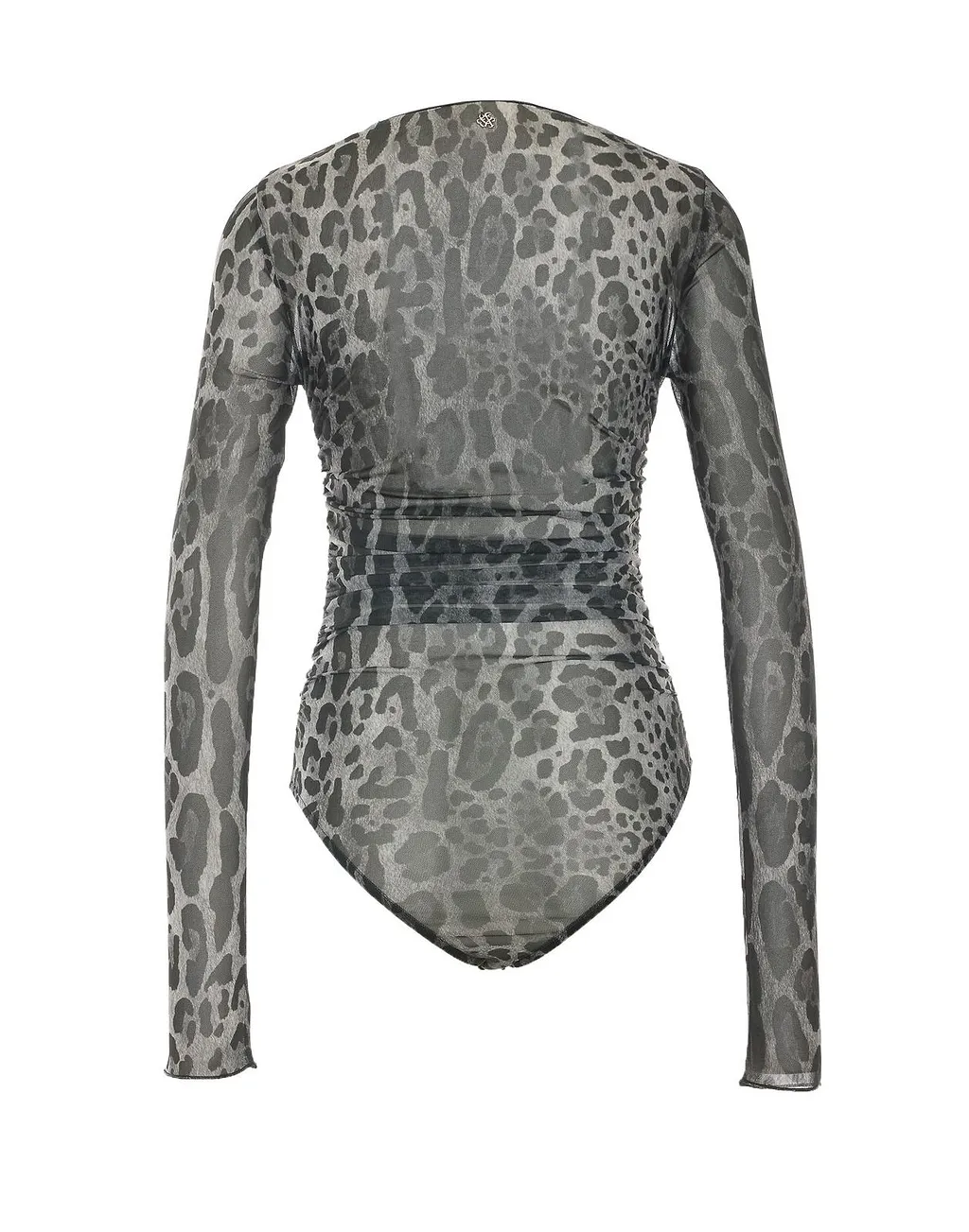 Aniye By Lulu Sheer Leopard-Print Bodysuit