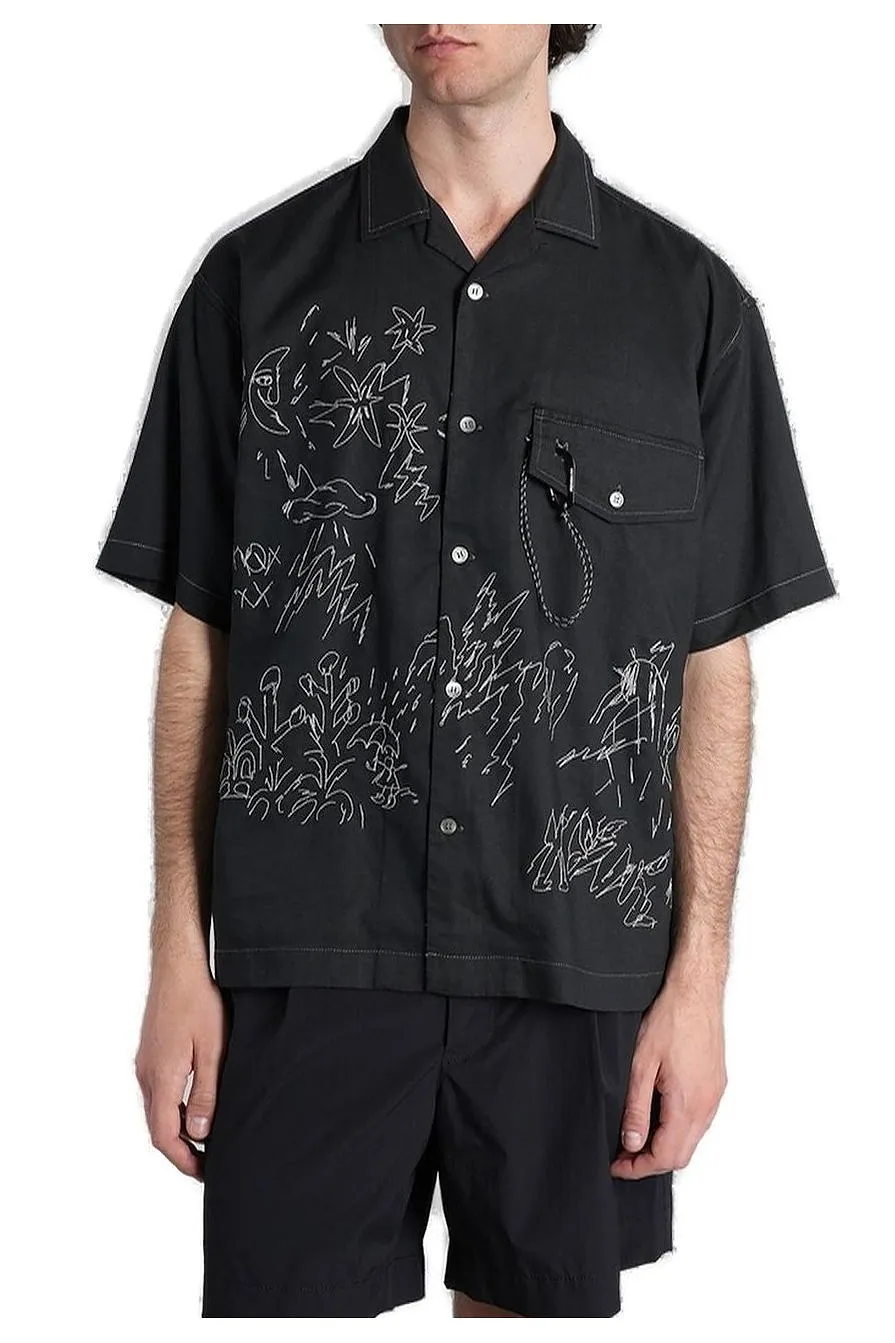 And Wander Buttoned Embroidered Shirt