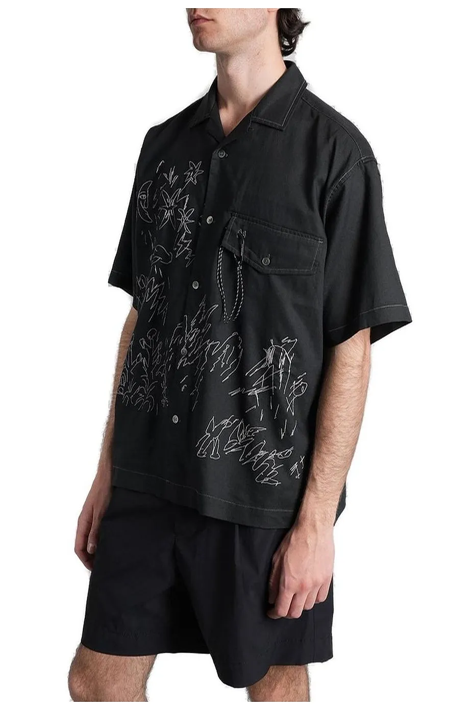 And Wander Buttoned Embroidered Shirt