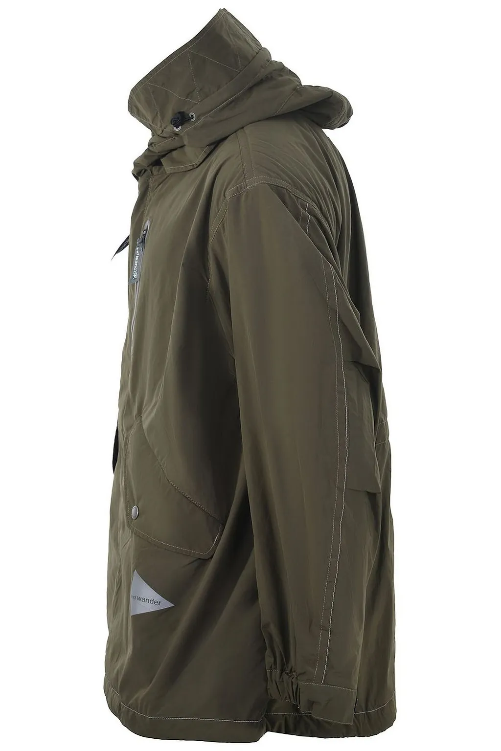 And Wander Fishtail Octa Logo Printed Jacket