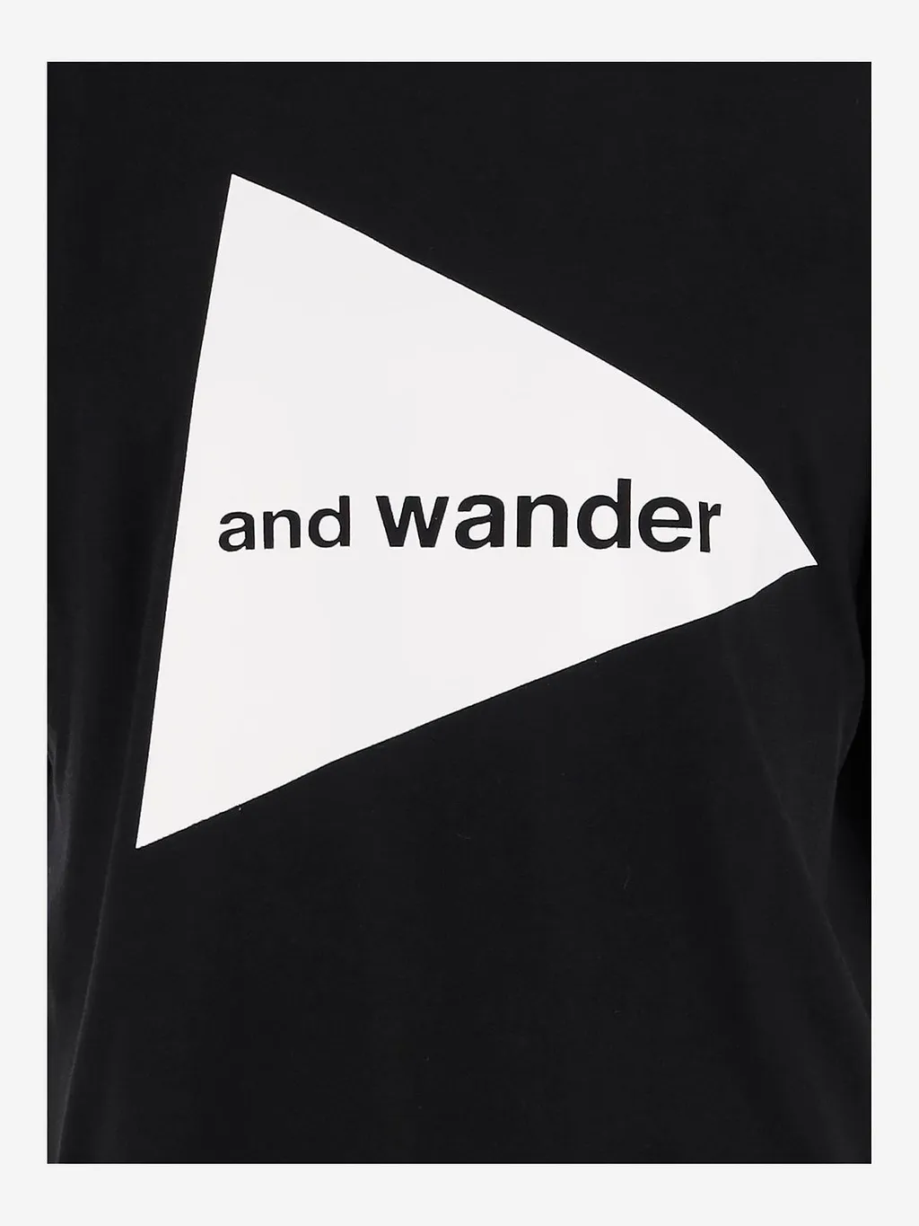 And Wander Large Logo Print T-Shirt