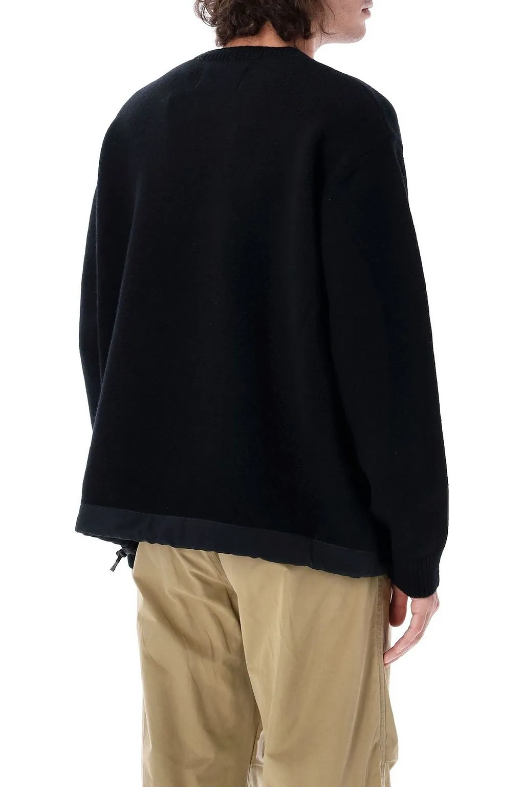 And Wander Logo Embroidered Knitted Jumper
