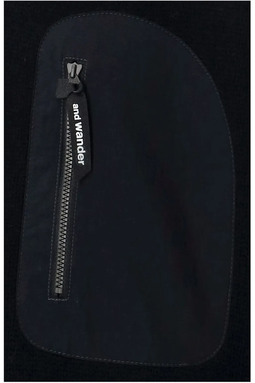 And Wander Logo Embroidered Knitted Jumper