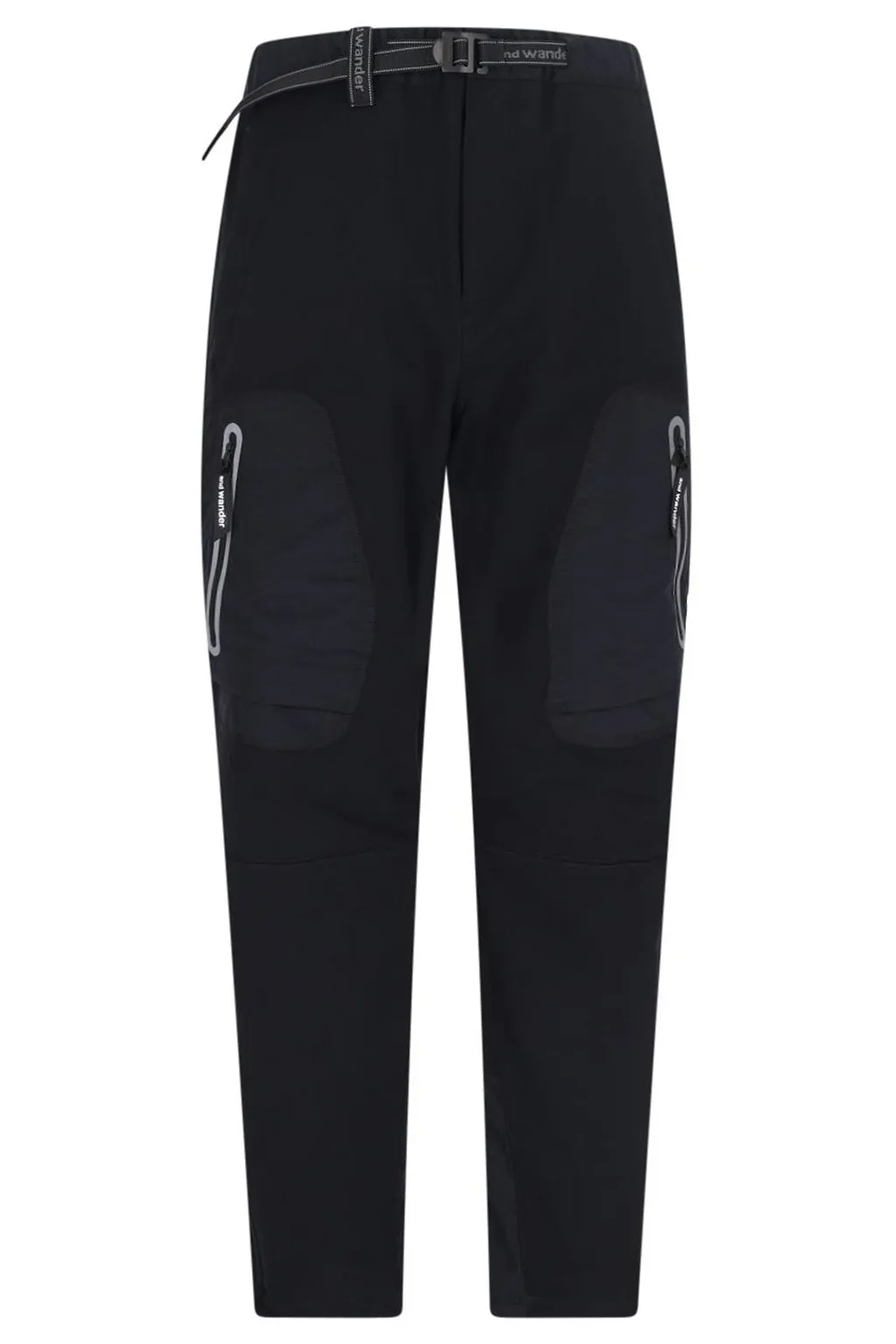 And Wander Logo Printed Belted Shell Trousers