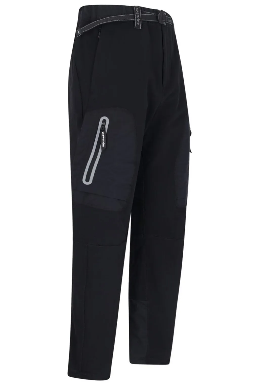 And Wander Logo Printed Belted Shell Trousers