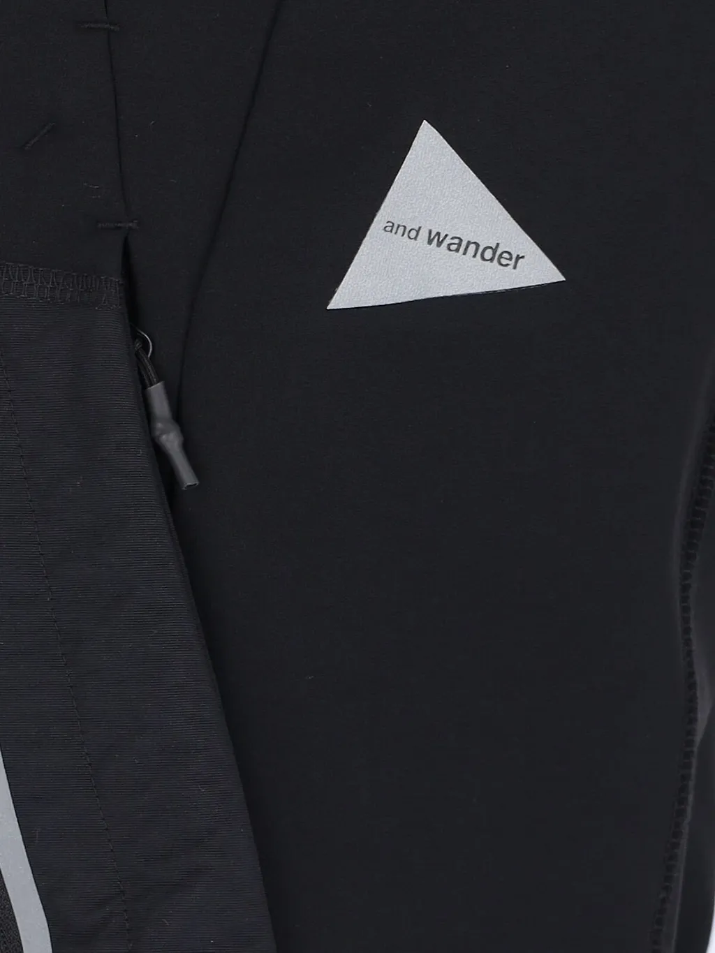 And Wander Logo Printed Belted Shell Trousers