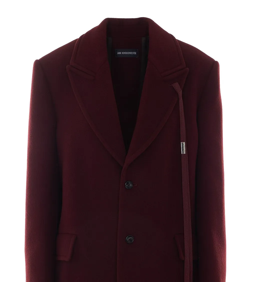 Ann Demeulemeester Aldina Strap-Detailed Long Coat