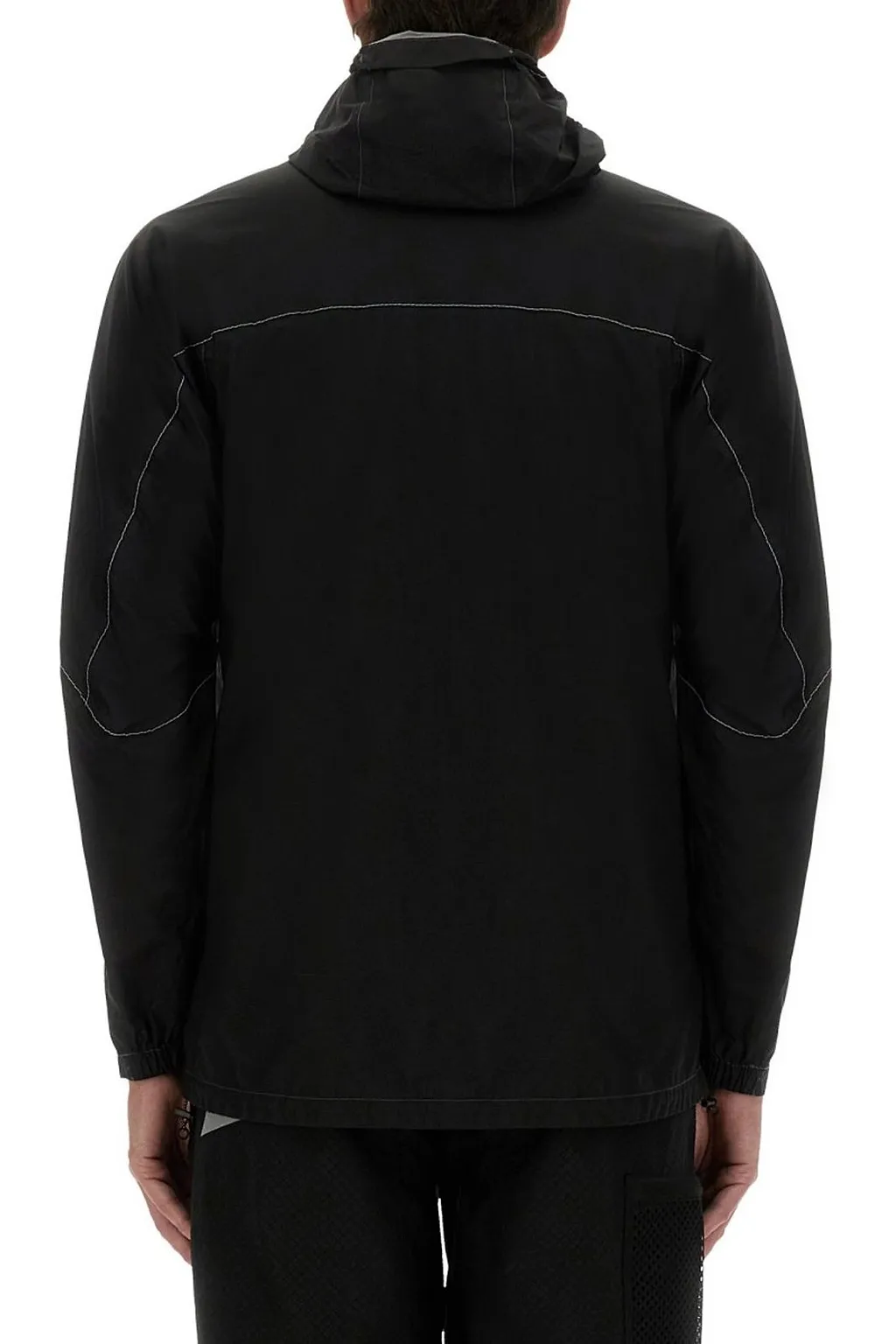 And Wander Logo Printed Hooded Jacket