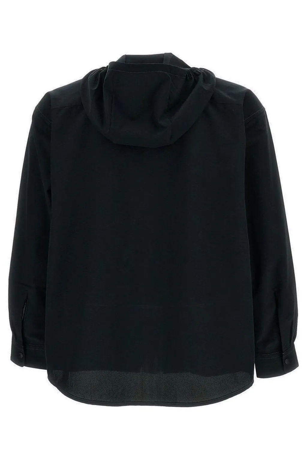And Wander Logo Printed Hooded Jacket