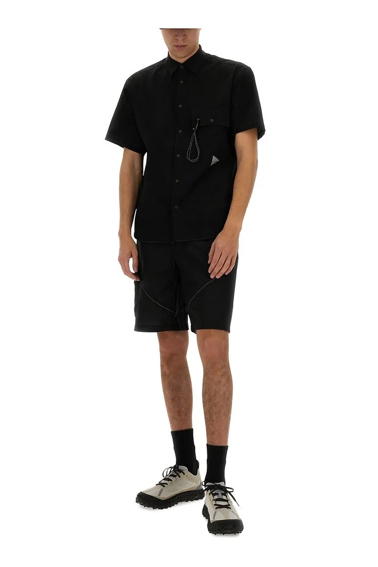 And Wander Logo Printed Short-Sleeved Shirt
