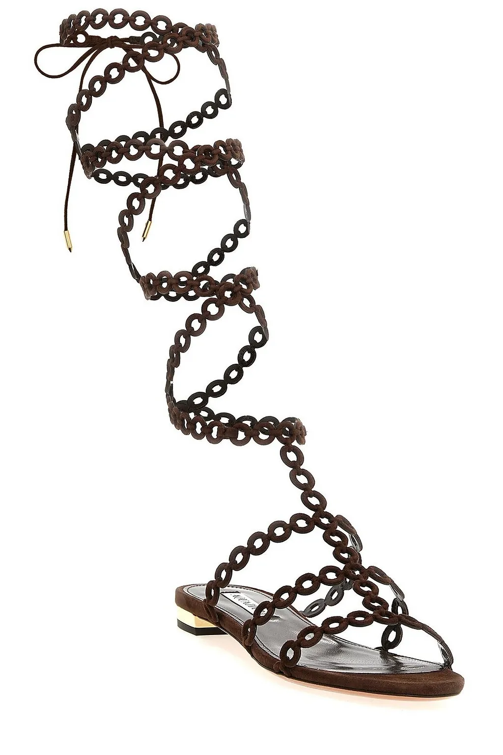Aquazzura Infinity Chain Gladiator Sandals