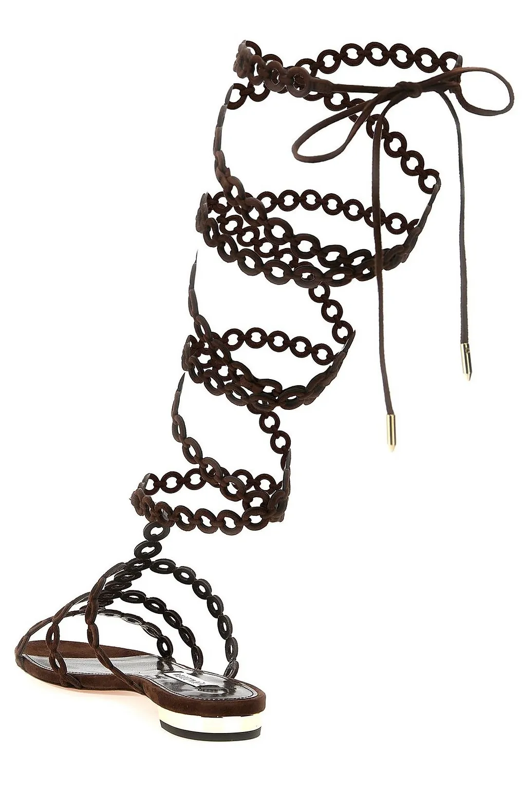Aquazzura Infinity Chain Gladiator Sandals