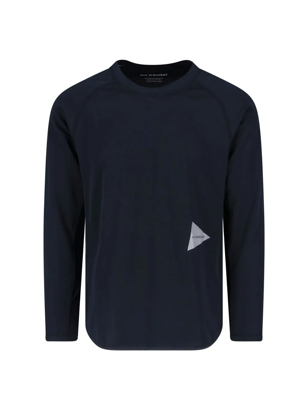 And Wander Reflective Logo Performance Top