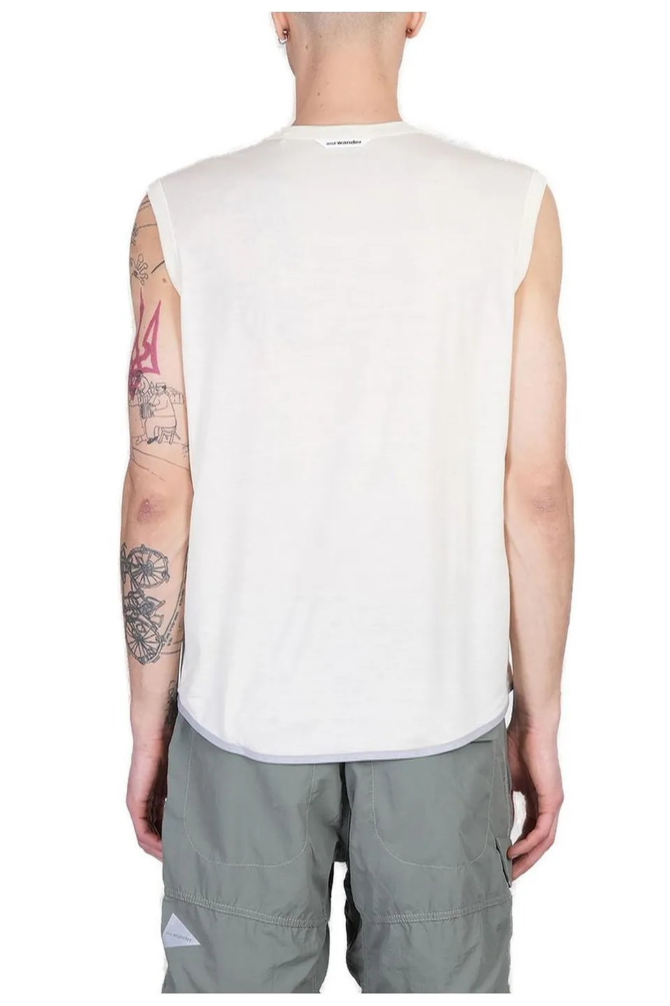 And Wander Sleeveless Crewneck Tank Top