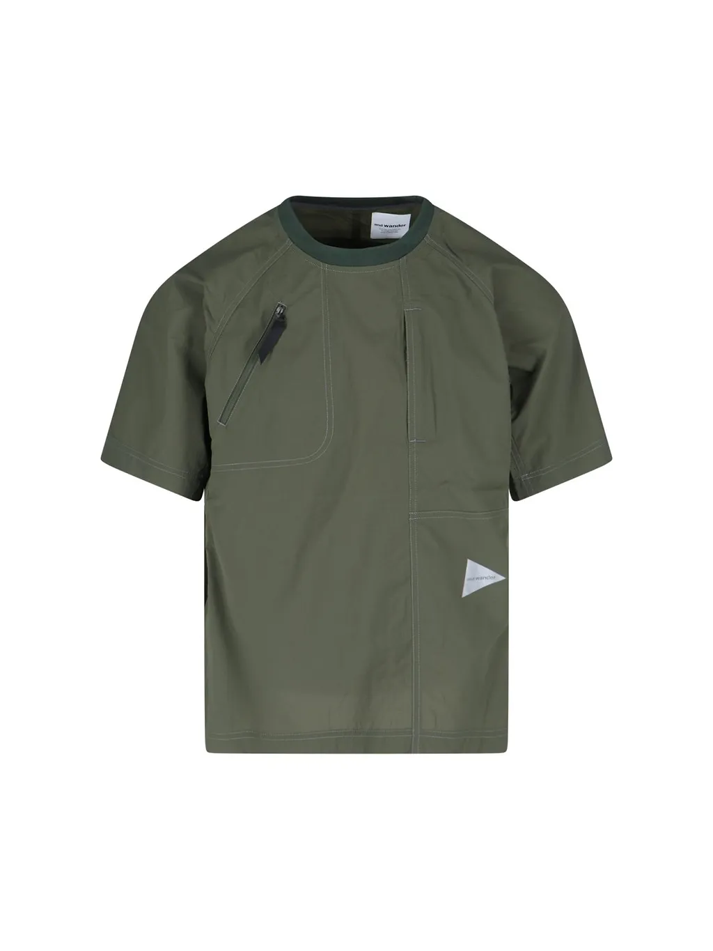 And Wander Short Sleeve Knit Top