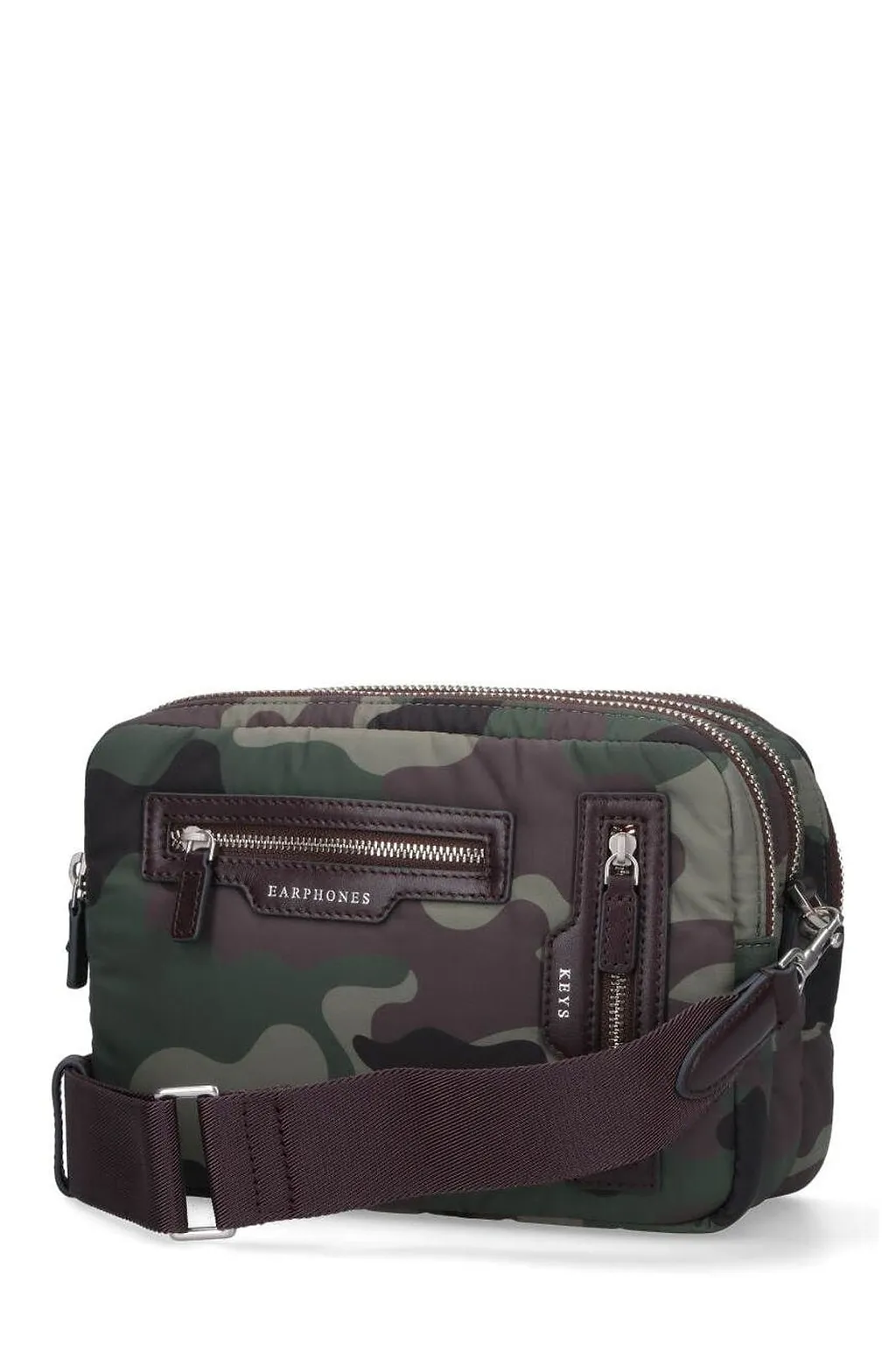 Anya Hindmarch Camouflage Triple Zip Cross-Body Bag
