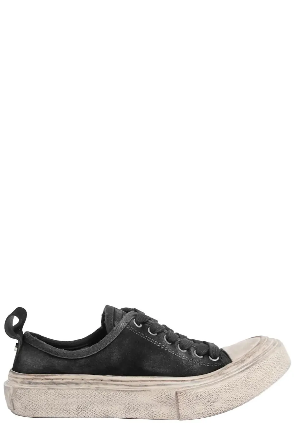 Ann Demeulemeester Distressed-Finish Low-Top Sneakers