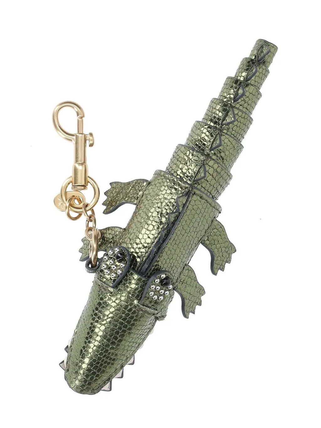 Anya Hindmarch Embossed Metallic Keychain