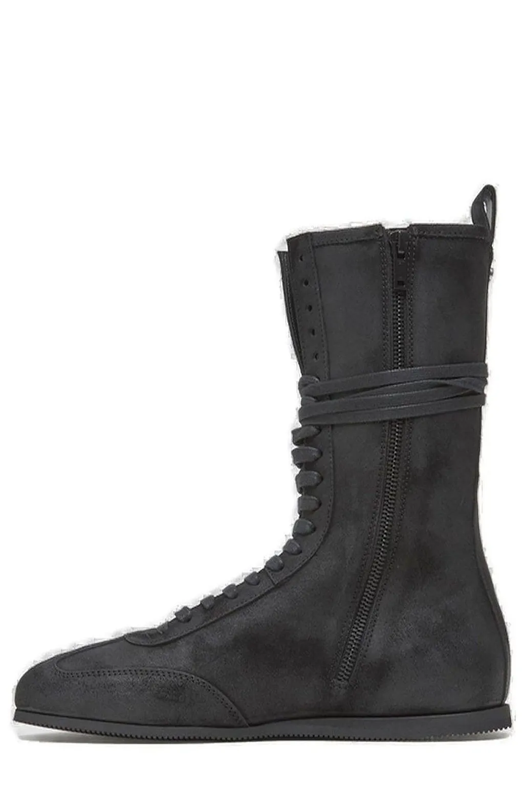 Ann Demeulemeester Fides High Top Boxing Sneakers