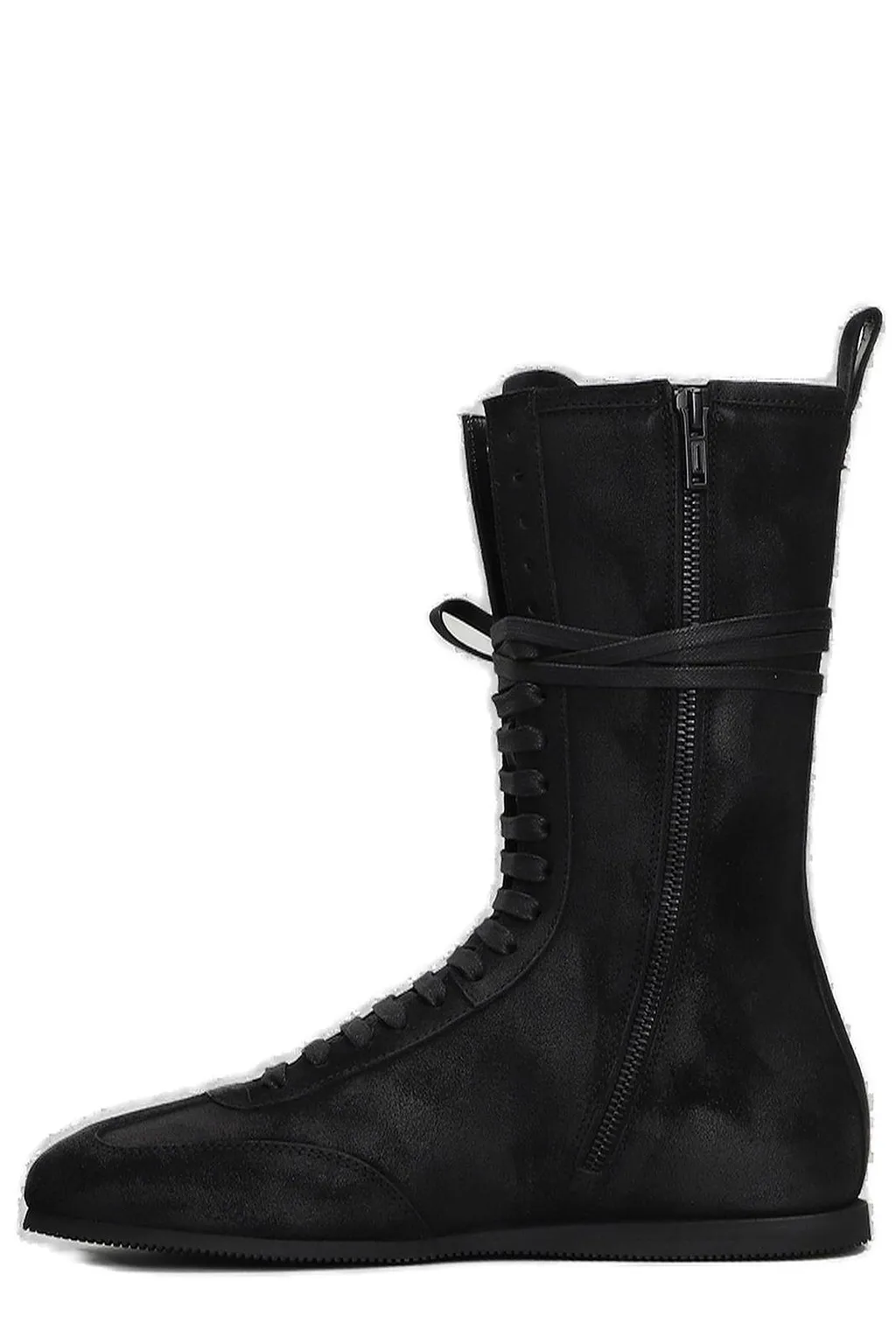 Ann Demeulemeester Fides High-Top Boxing Sneakers