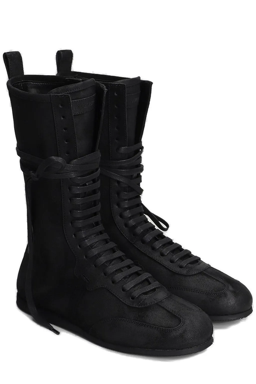 Ann Demeulemeester Fides High-Top Boxing Sneakers
