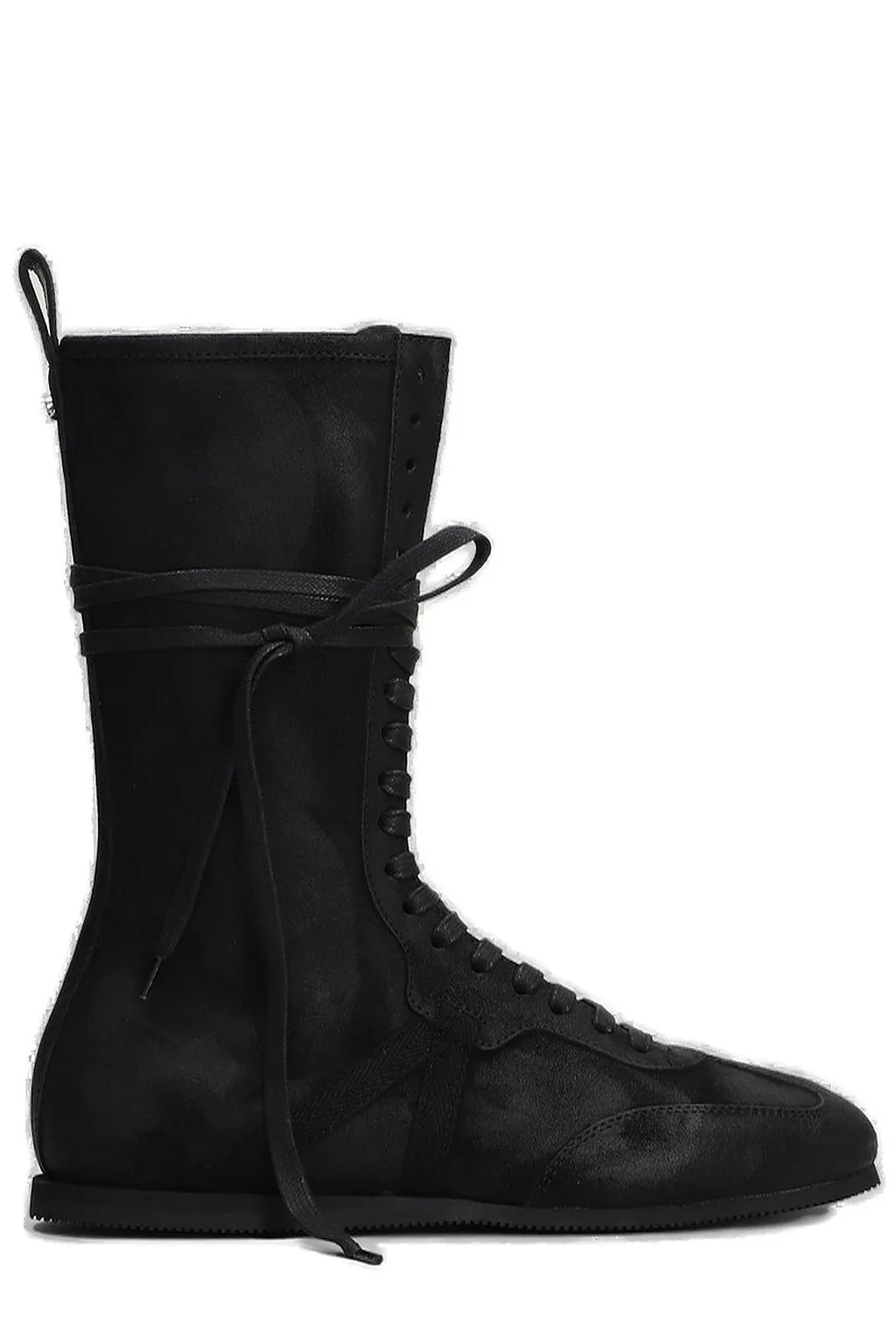 Ann Demeulemeester Fides High-Top Boxing Sneakers