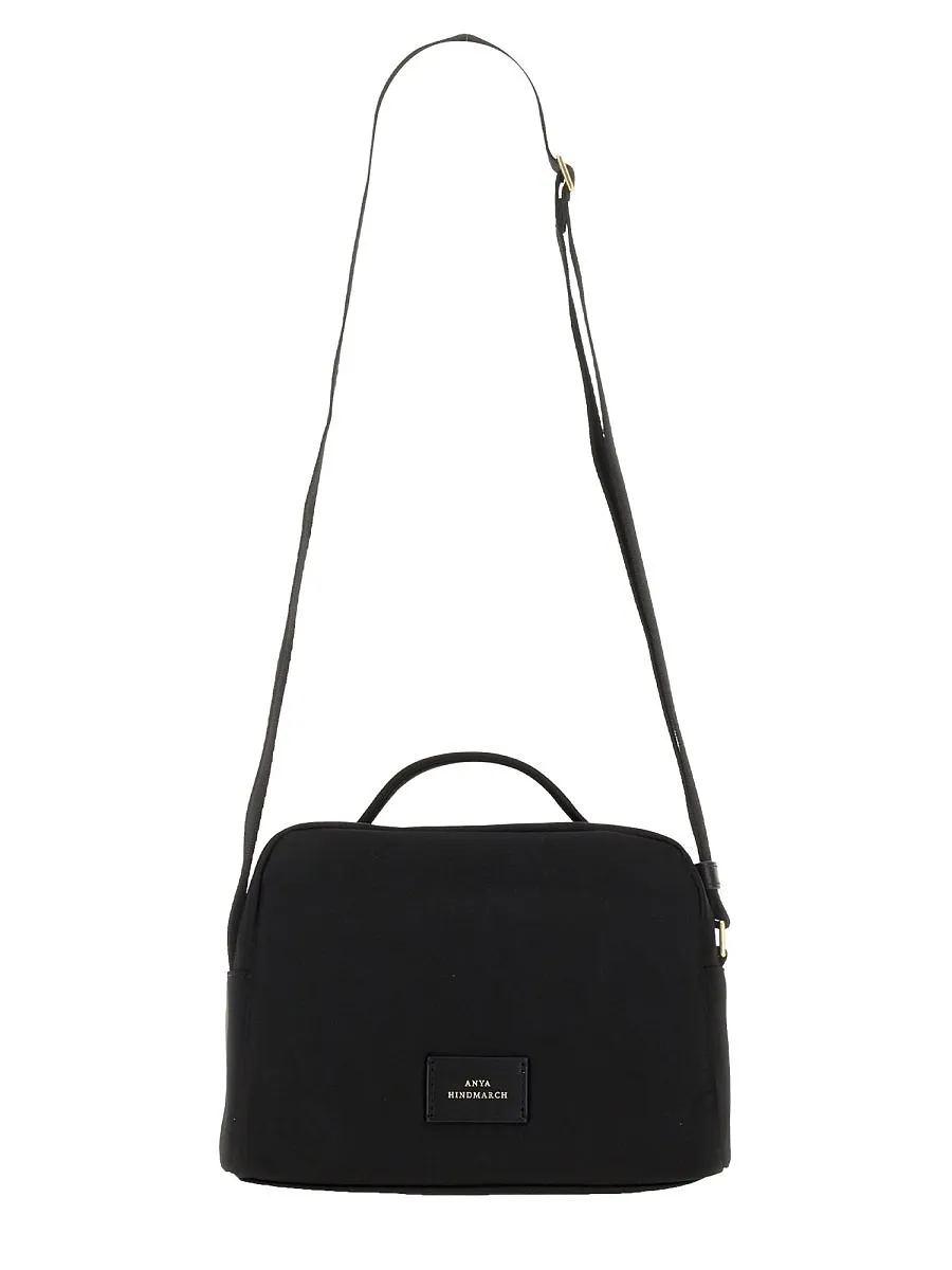 Anya Hindmarch Eyes Patch Zipped Shoulder Bag