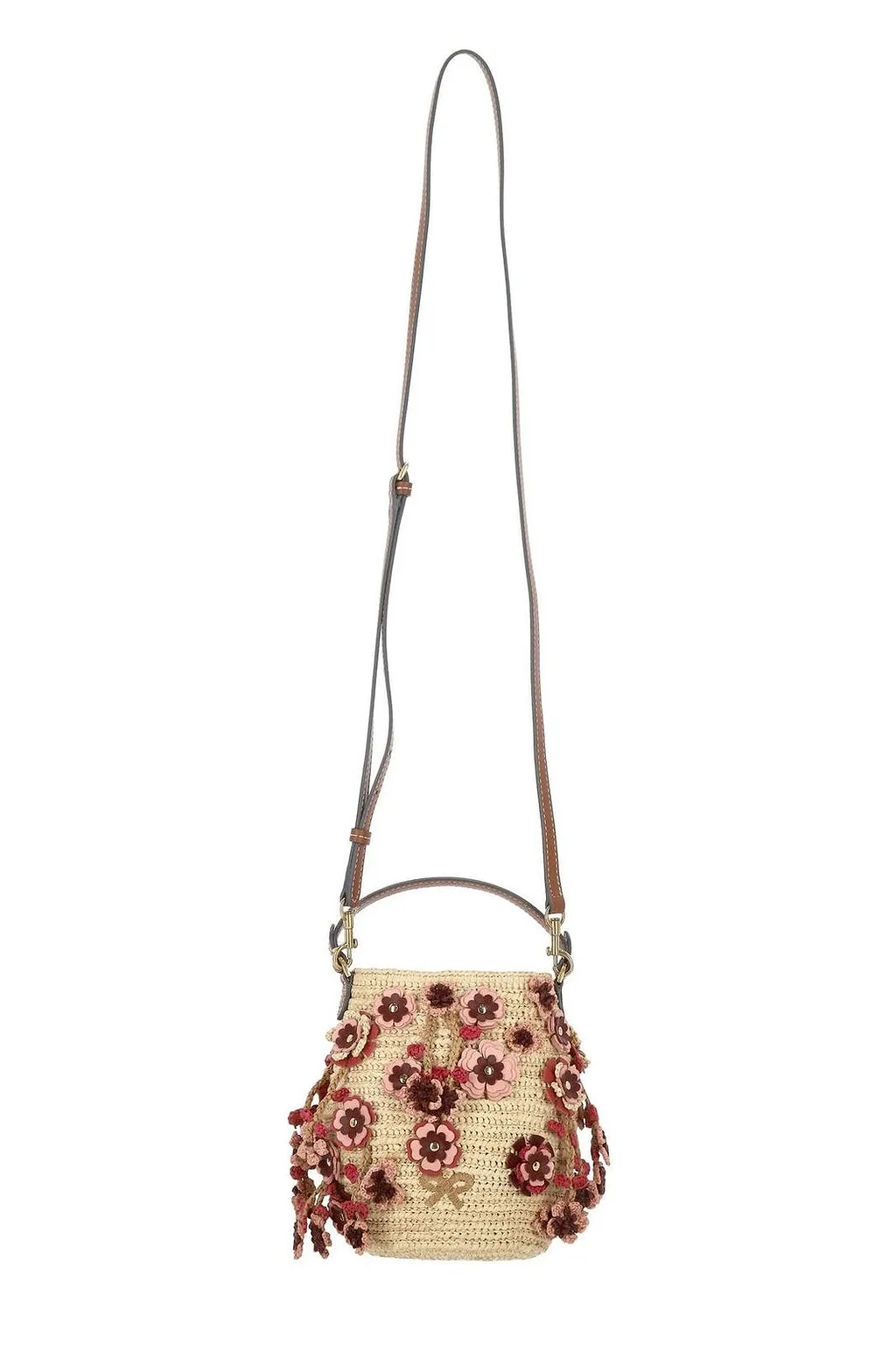 Anya Hindmarch Floral-Embellished Top Handle Bag